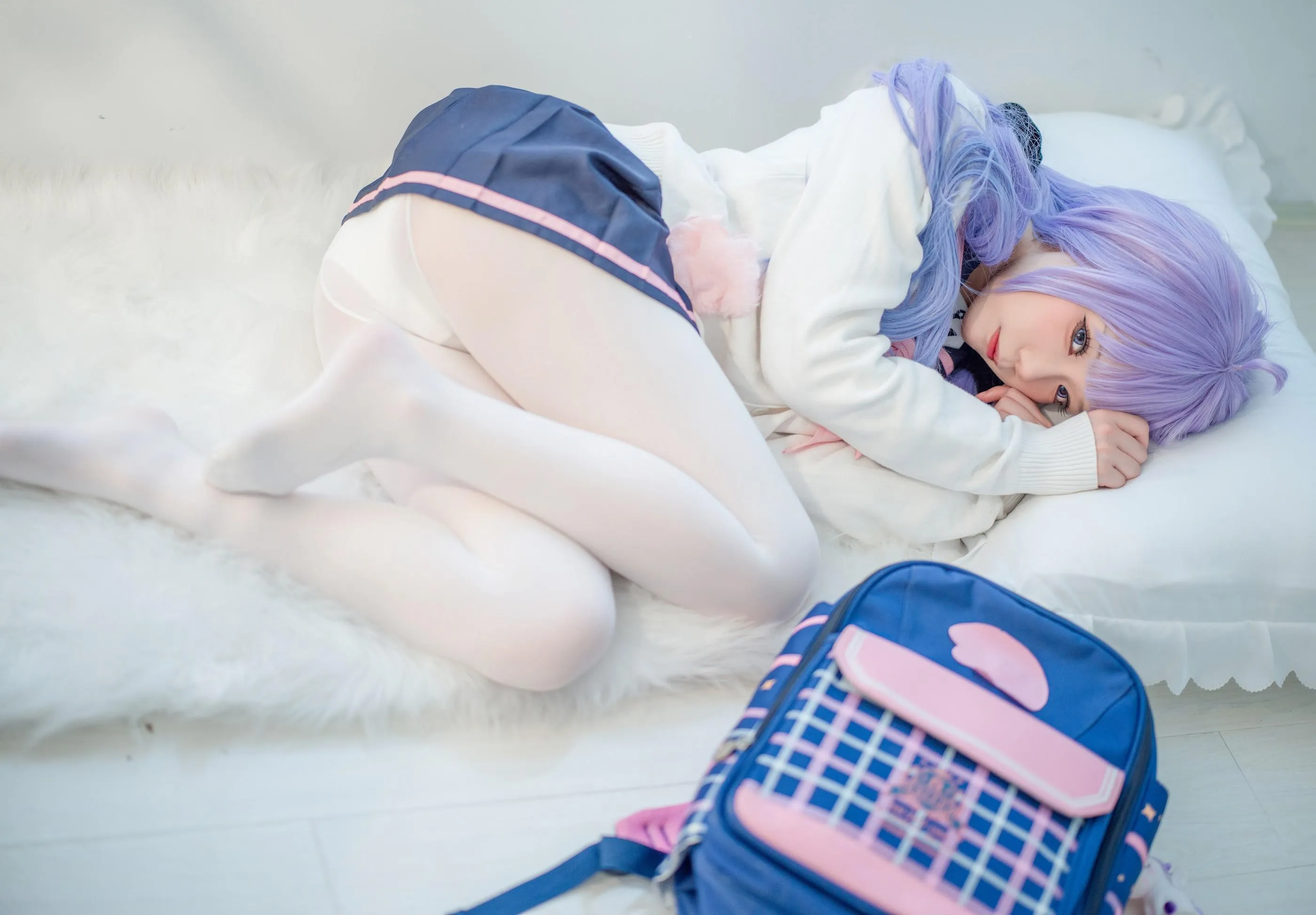王胖胖u – NO.011 独角兽制服 [18P]插图7
